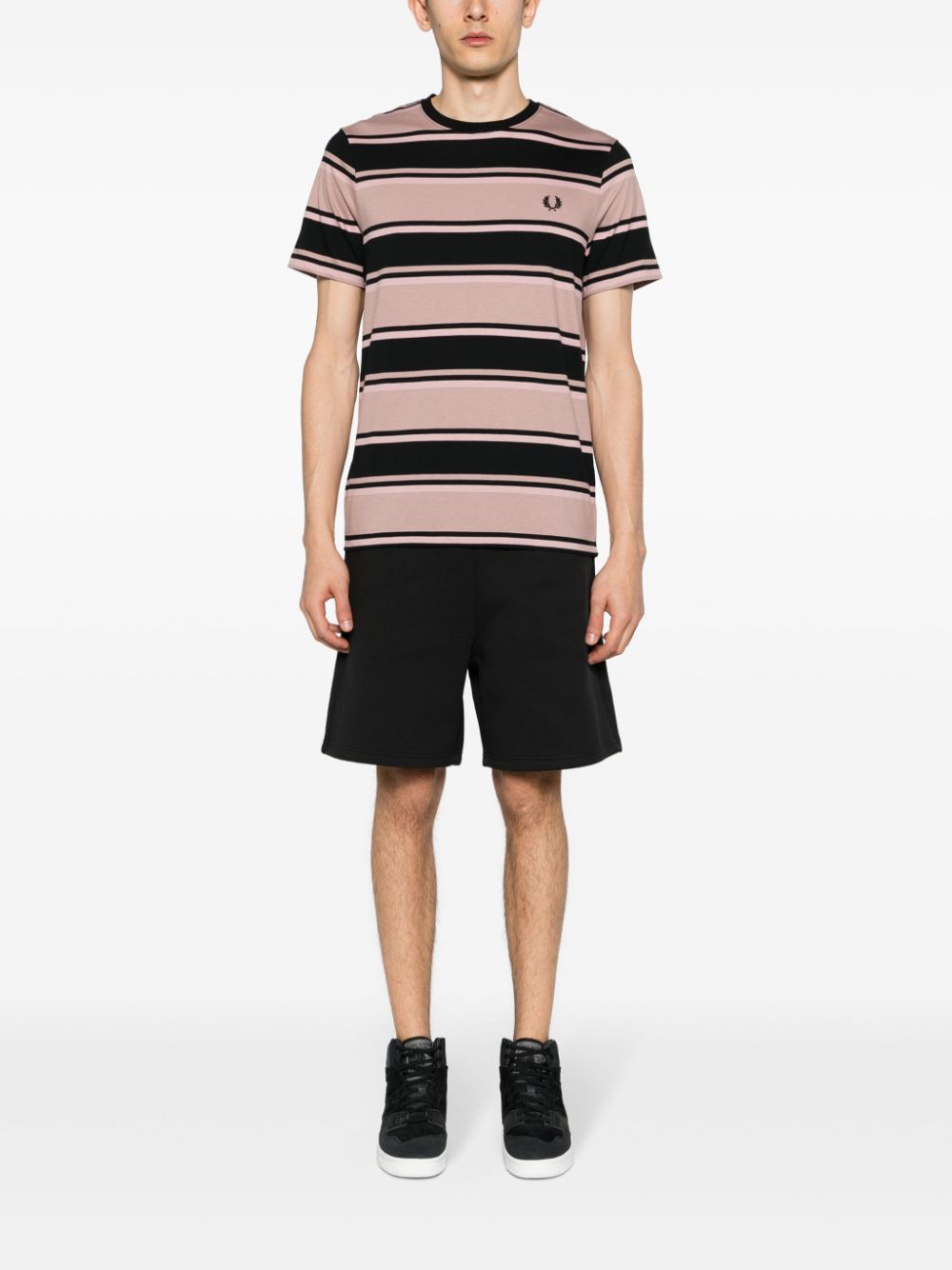 striped cotton T-shirt
