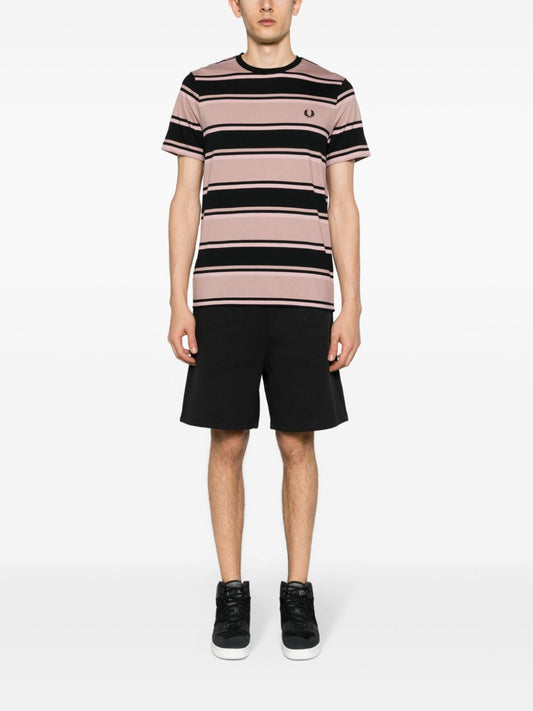 T-shirt en coton rayé