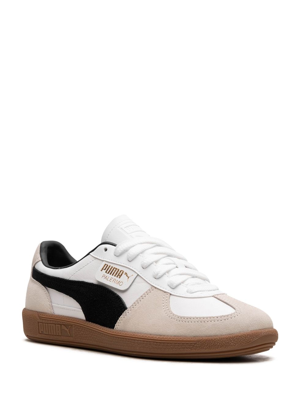 Baskets Palermo "Puma Blanc/Gris Vapeur/Gomme"