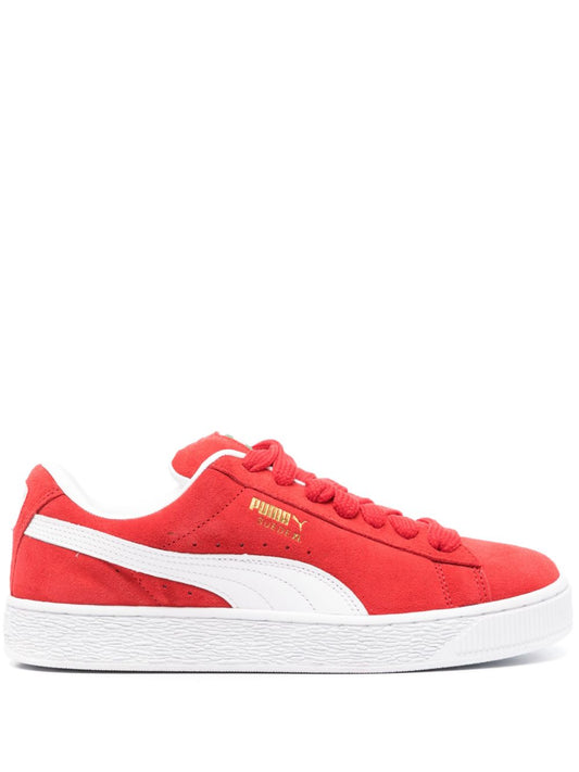 Baskets en daim avec logo imprimé XL