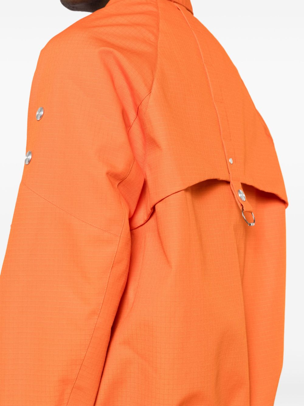veste chemise à détails cloutés