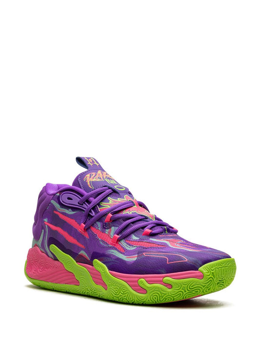 Baskets MB.03 Toxic « Purple Glimmer/Green Gecko »