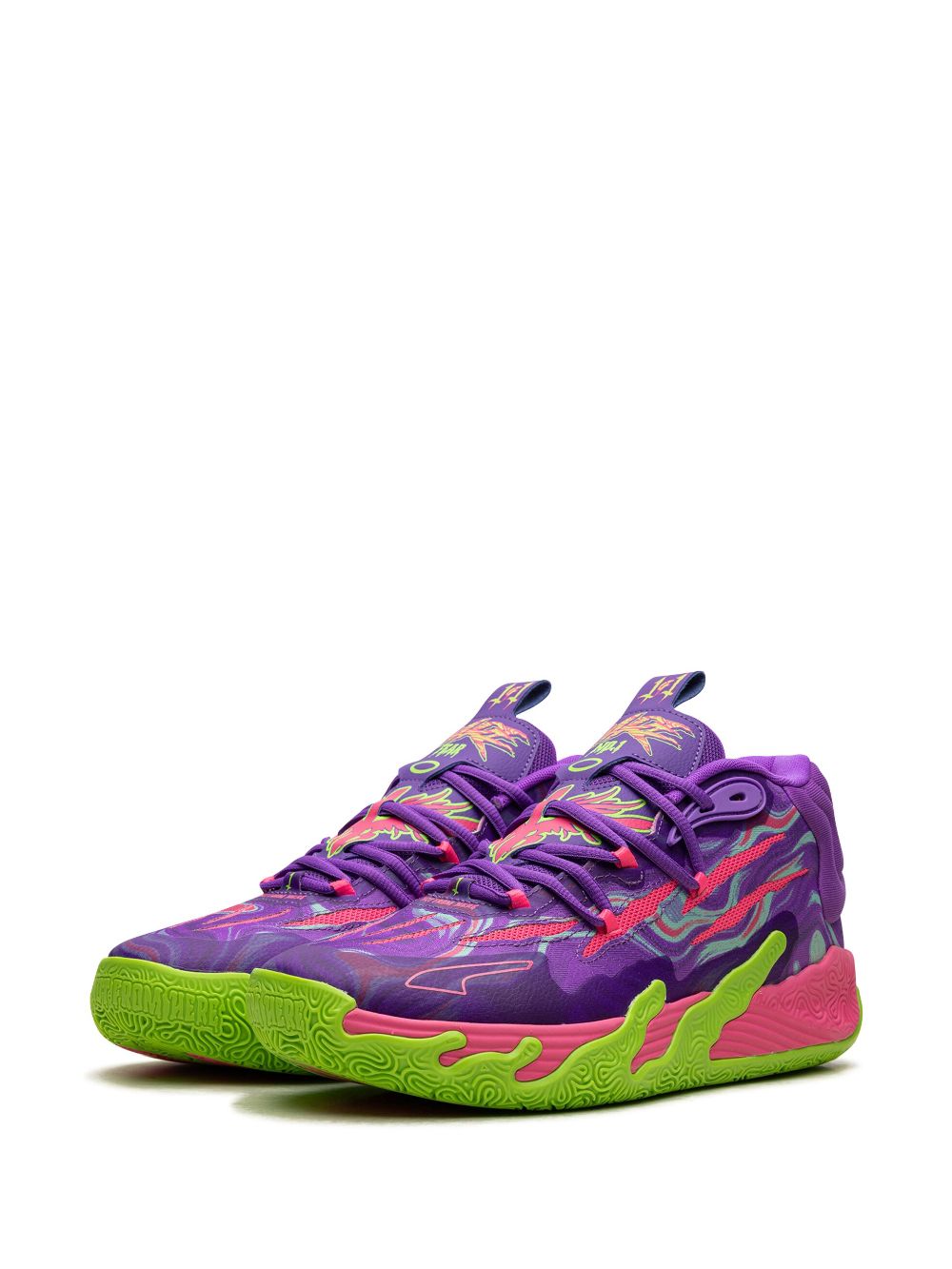 Baskets MB.03 Toxic « Purple Glimmer/Green Gecko »