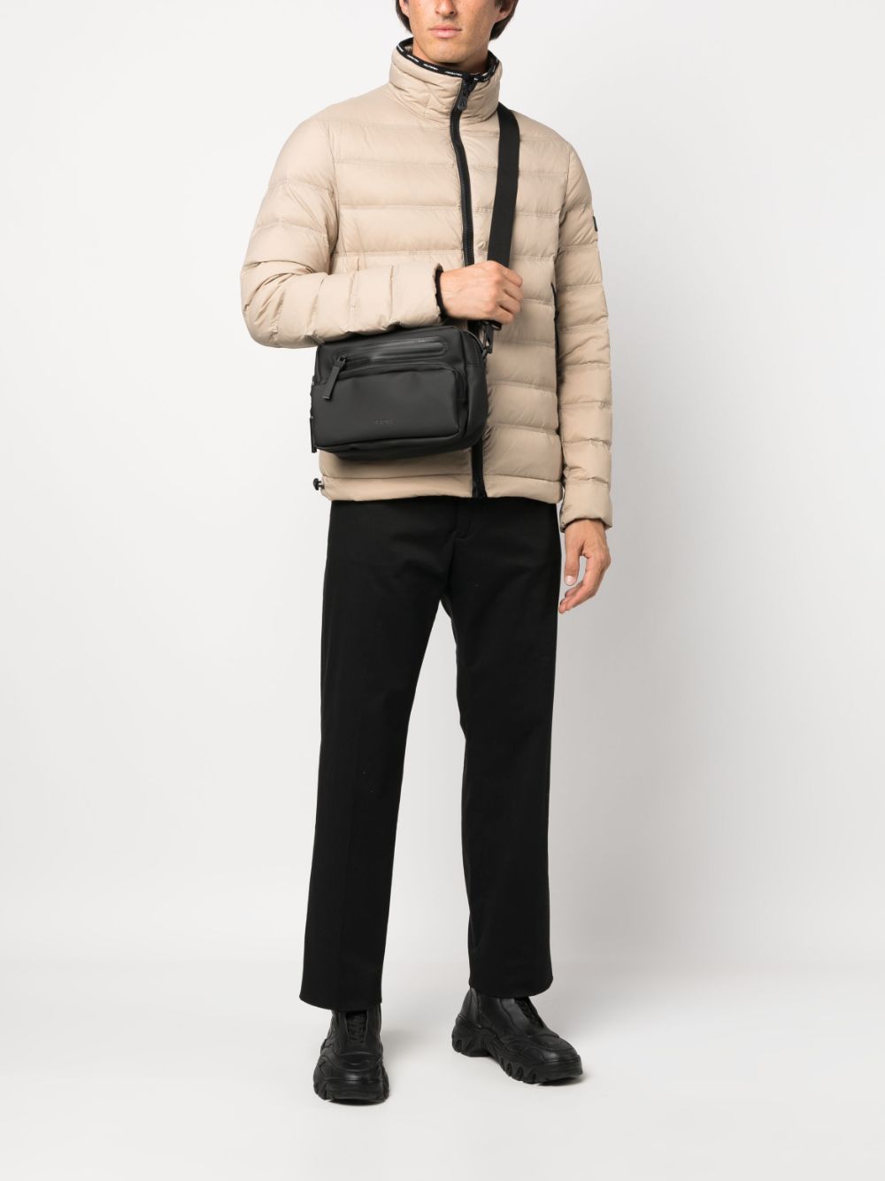 Cargo Box faux-leather shoulder bag