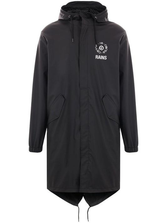 x 10 Corso Como printed hooded raincoat