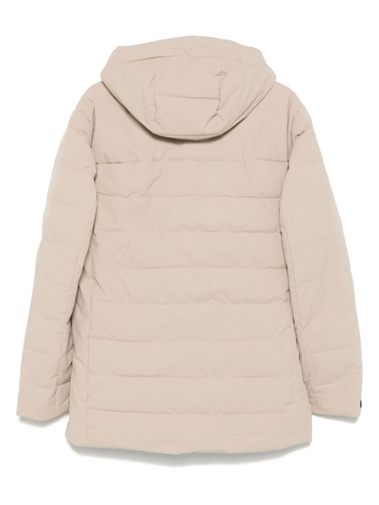 Puffy ski parka