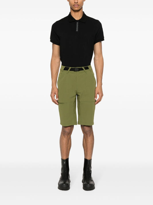 logo-tape polo shirt