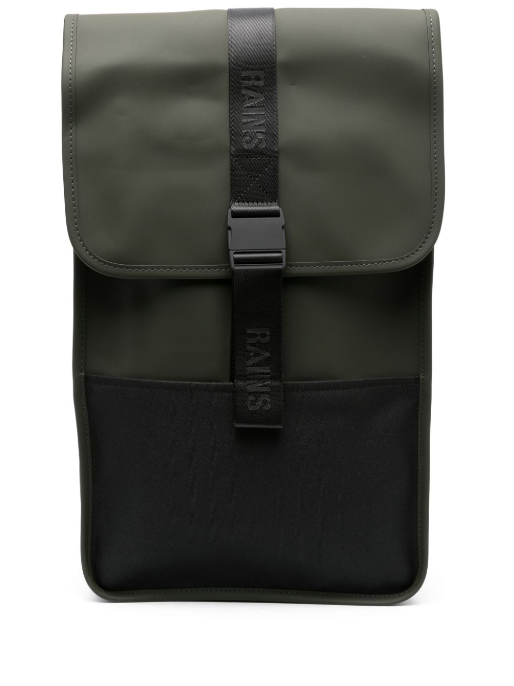 Trails logo-debossed backpack