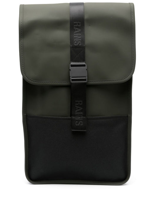 Trails logo-debossed backpack