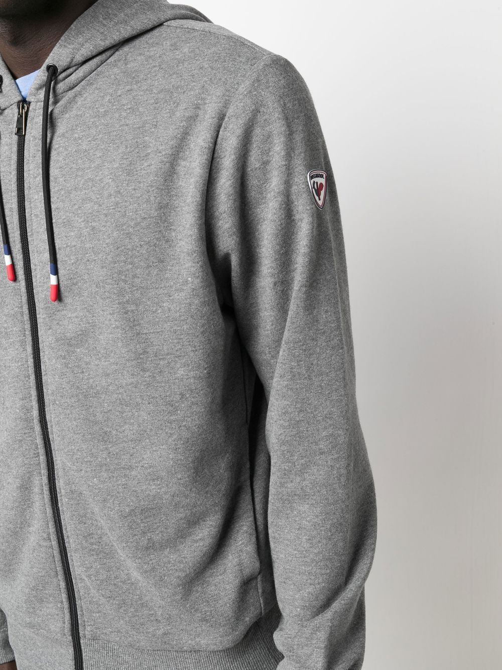 Sweat à capuche zippé avec logo imprimé