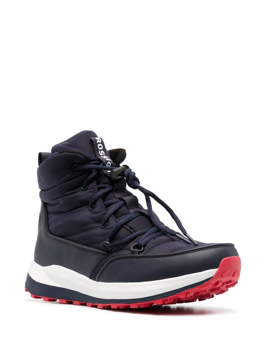 bottes rembourrées avec patch logo