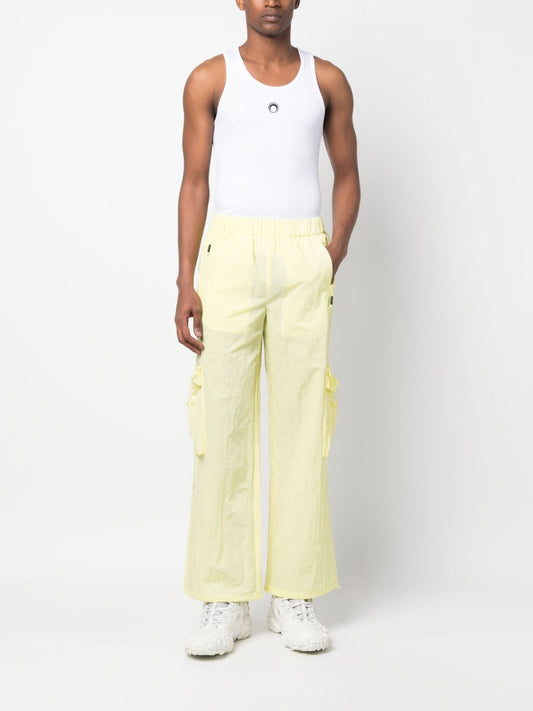 straight-leg cargo trousers