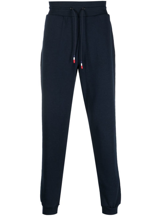 pantalon de survêtement en polaire avec patch logo