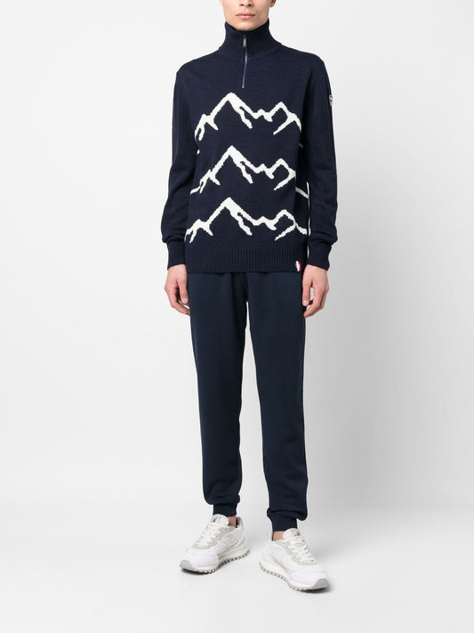 pantalon de survêtement en polaire avec patch logo