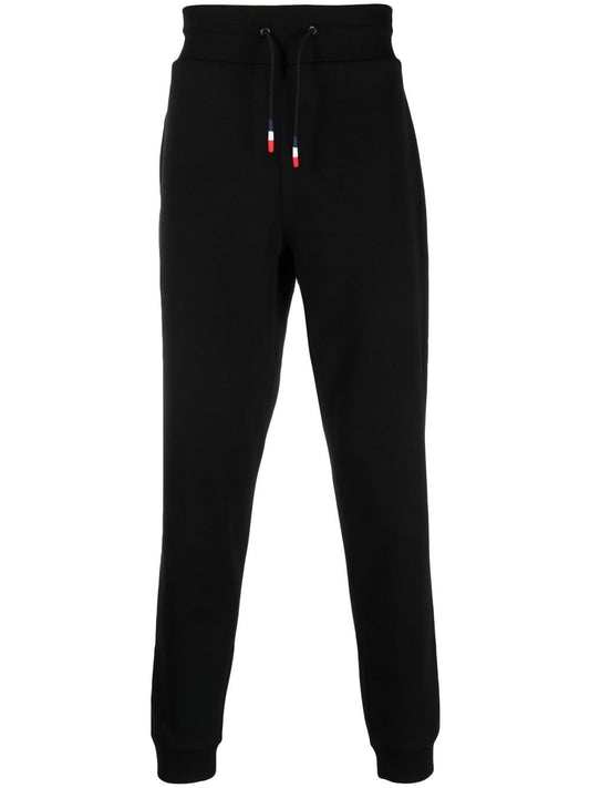 pantalon de survêtement en polaire avec patch logo