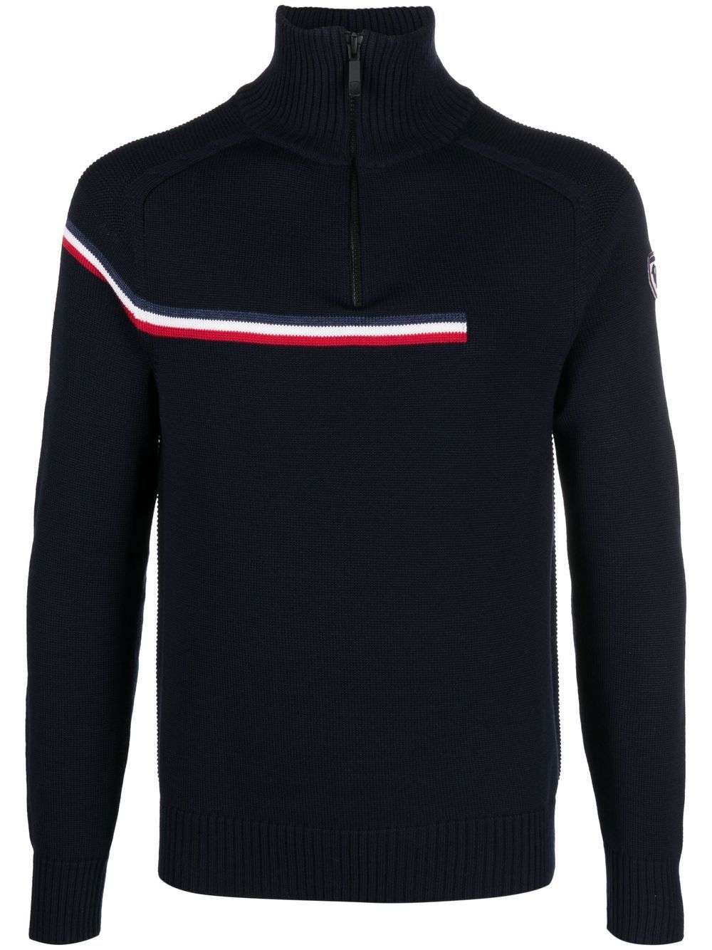 Major zip-up sweater