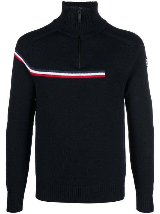 Major zip-up sweater