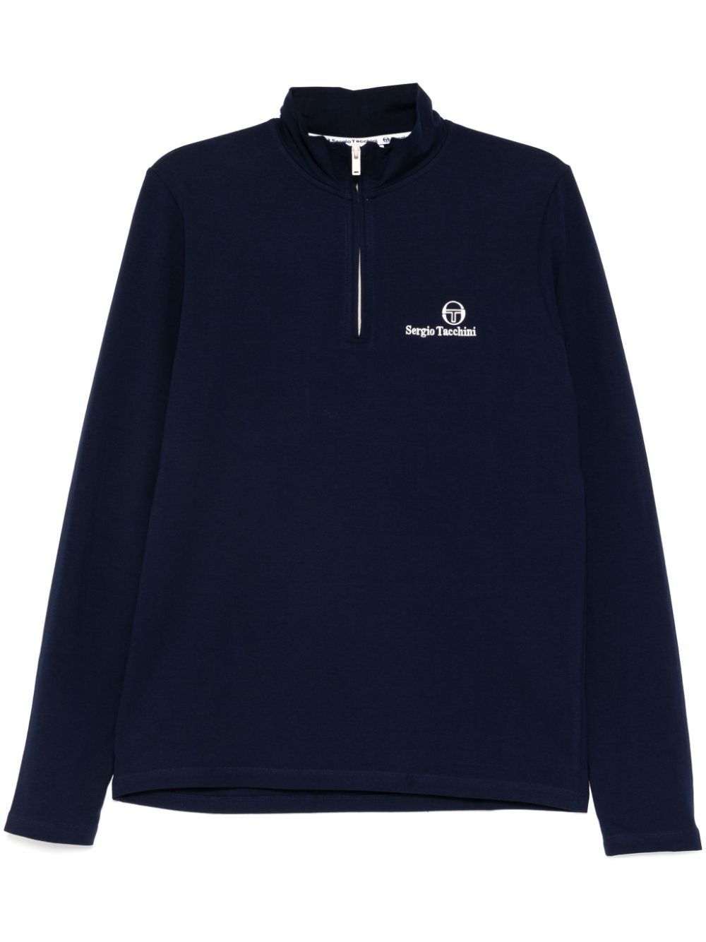 logo embroidery long-sleeves performance T-shirt