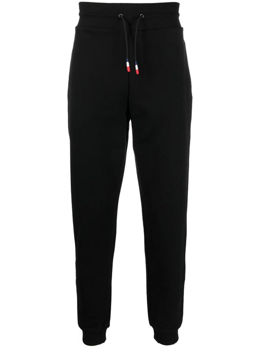 pantalon de survêtement en coton avec patch logo