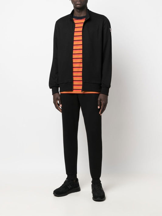 pantalon de survêtement en coton avec patch logo