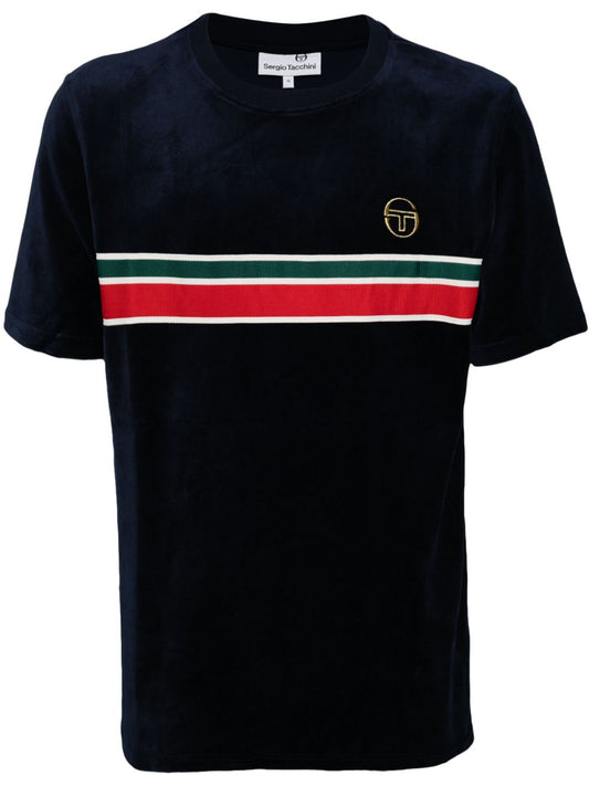 logo embroidered short sleeves T-shirt