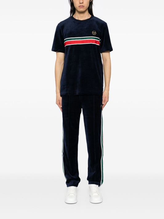 logo embroidered short sleeves T-shirt