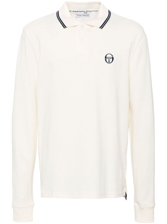 logo-embroidered polo shirt