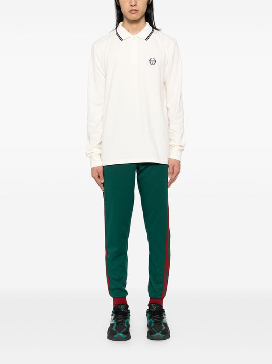 logo-embroidered polo shirt