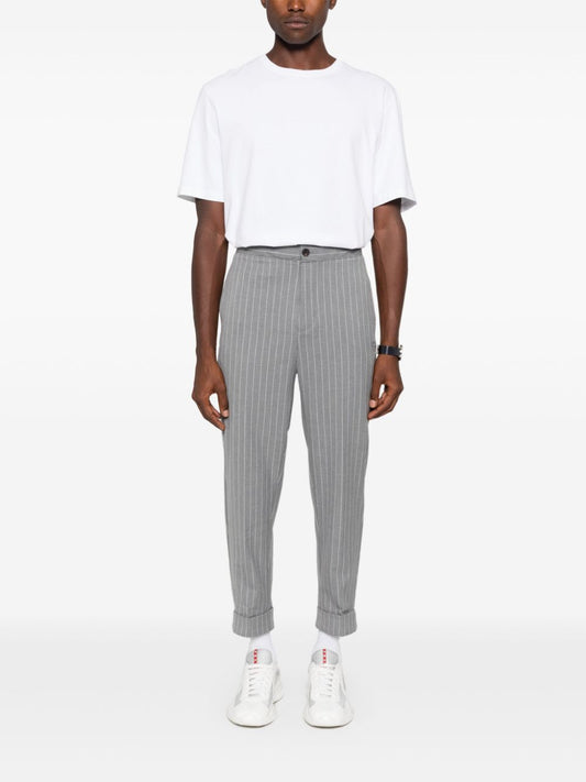 pinstripe trousers