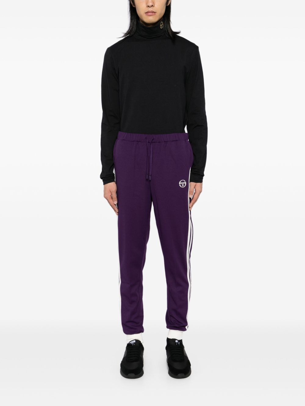 tape detail  track pants