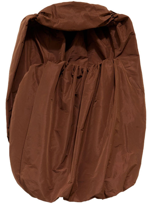 voluminous mini dress
