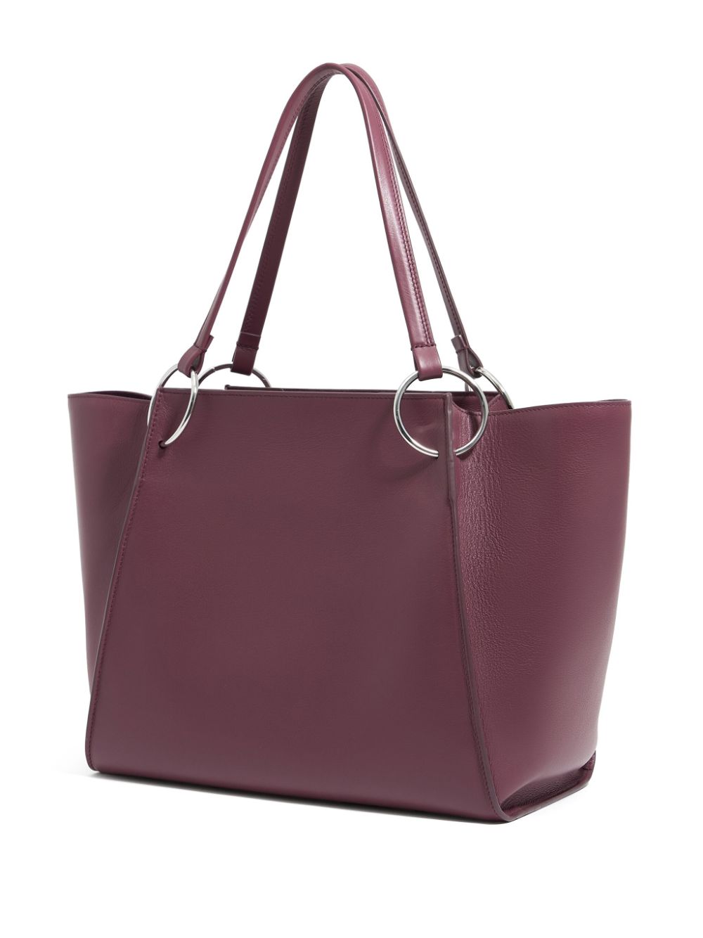 large leather tote bag