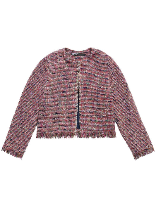veste courte effilochée