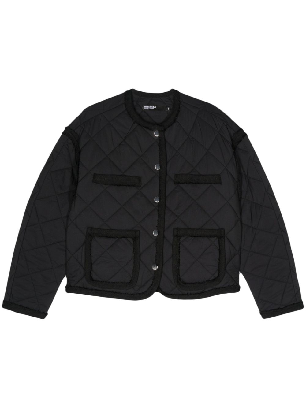 veste matelassée à épaules tombantes