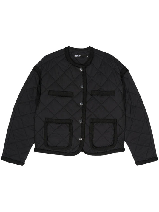 veste matelassée à épaules tombantes