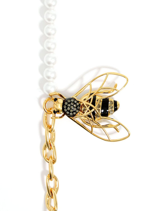 bee-pendant chain necklace