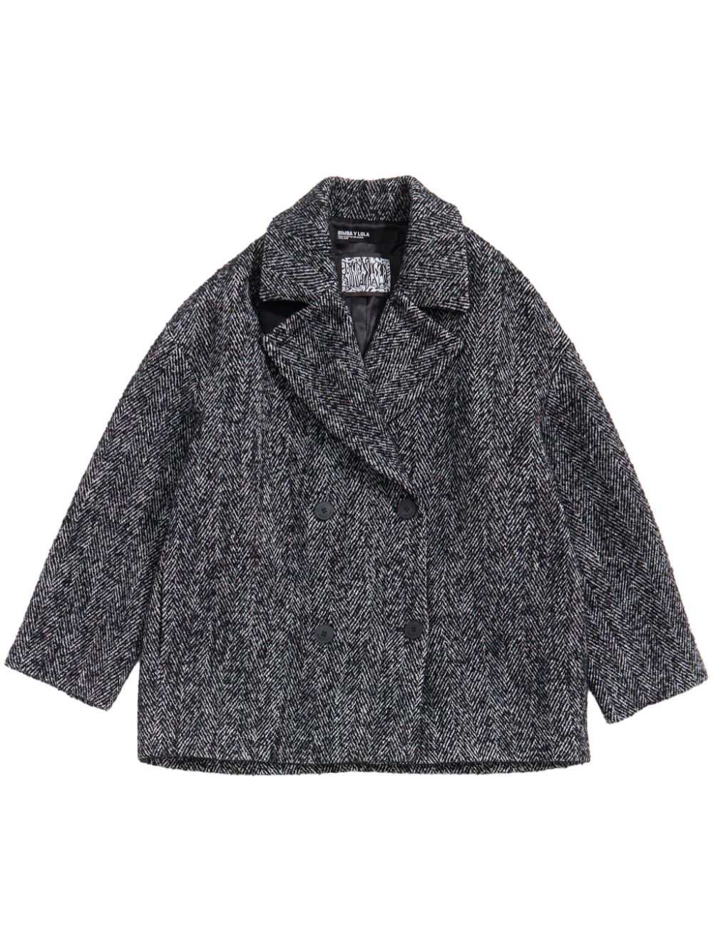 veste tailleur à chevrons