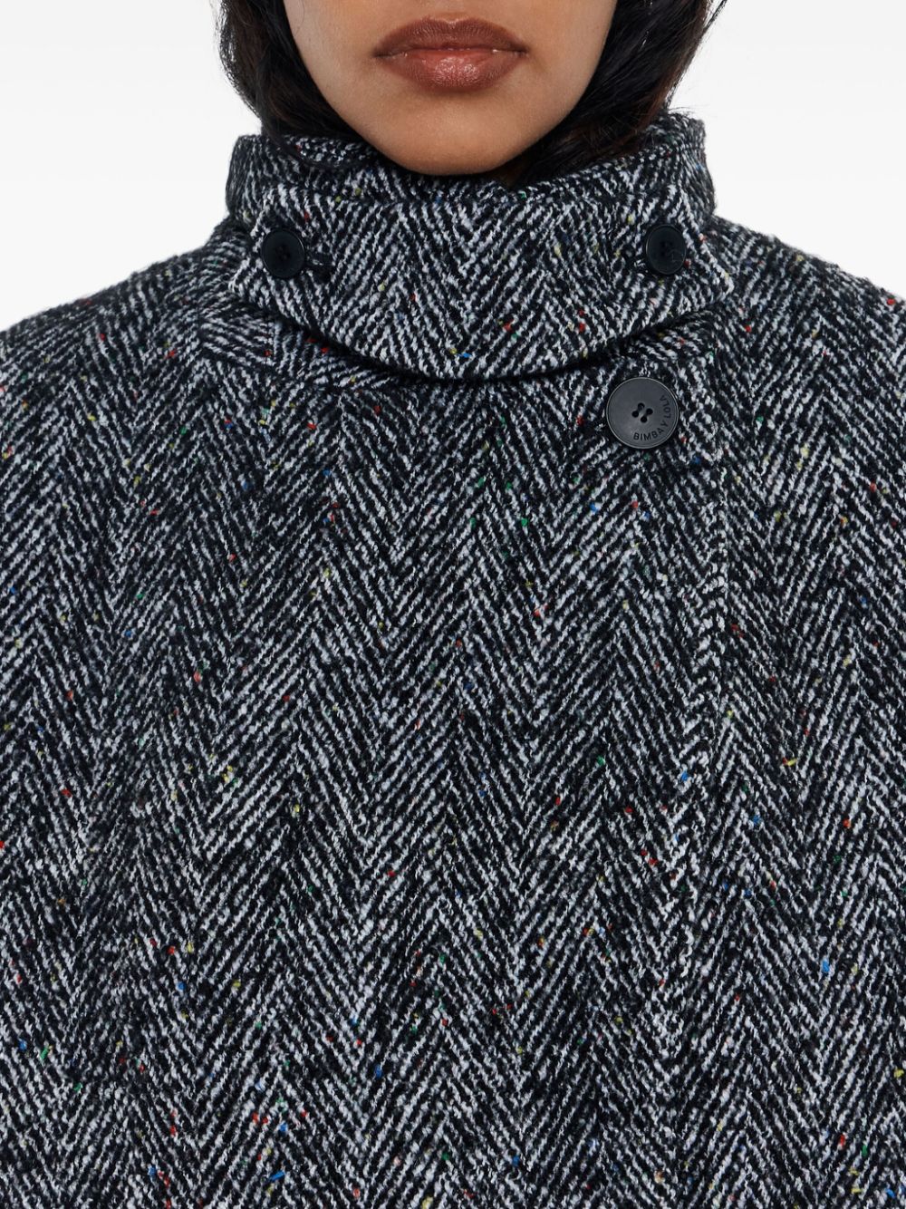veste tailleur à chevrons