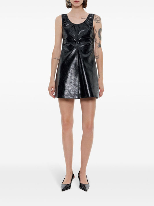 ruched mini dress