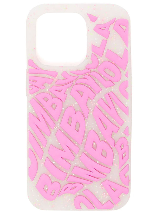 logo-embossed iPhone 14 Pro case