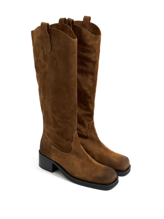 45mm split leather cowboy boots