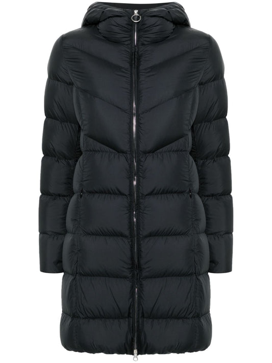 manteau avec logo appliqué