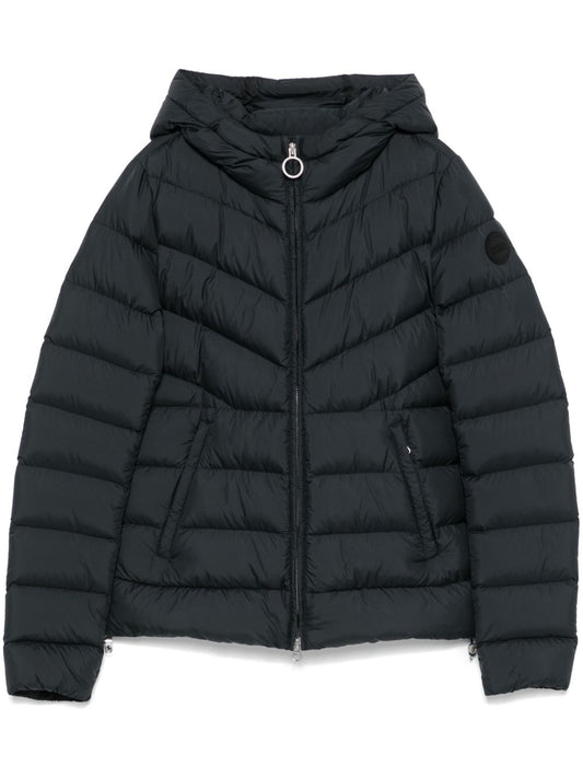hooded puffer jacket