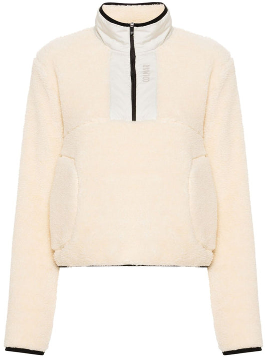 teddy-effect thermal sweatshirt