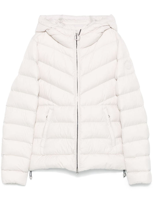 hooded puffer jacket