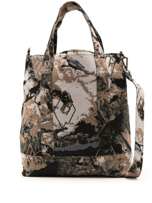 Sac fourre-tout en jacquard des Alpes suisses
