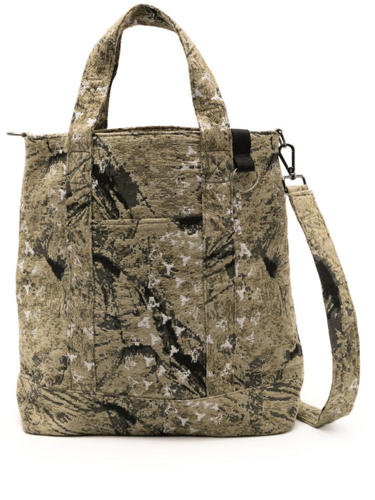 Green Moon tote bag