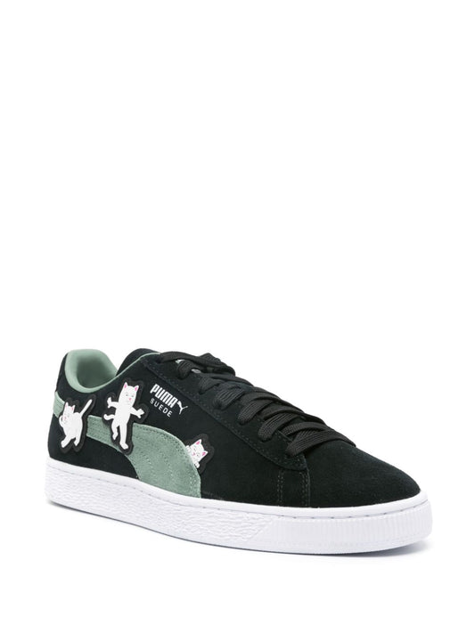 SUEDE BLACK RIPNDIP 