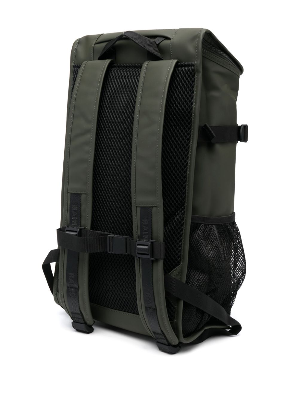 logo-strap buckle-fastening backpack