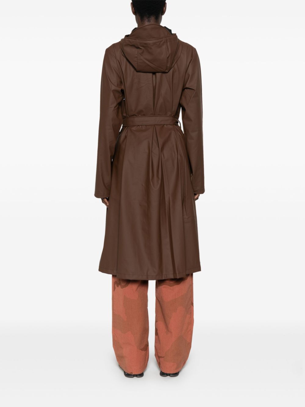 A-Line long raincoat